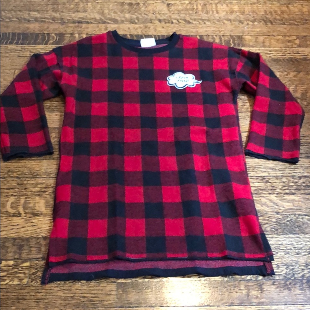 NWOT Zara girls buffalo check dress